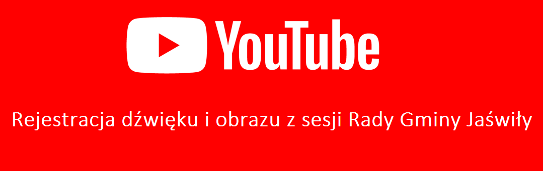 Kanał YouTube Gminy Jaświły