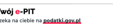 Strona internetowa podatki.gov.pl