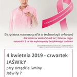 Ilustracja do artykułu plakat mammografia Jaświły 2019.jpg